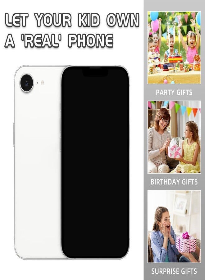 Faawxlo Fake Phone Dummy PropPhone, BlackScreen Decoy PhonePear PhoneNon-Working Phone16e 16Pro Max, DisplayPhone Look Like Real Phonepro max16 (16,White,Black Screen) Prop Mobile Phone - Image 5